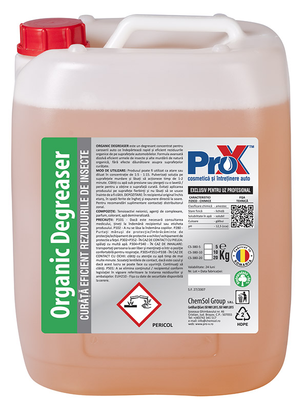 CS-380-20_Organic_Degreaser_20L_20220427_e800 Organic Degreaser - imagine 1